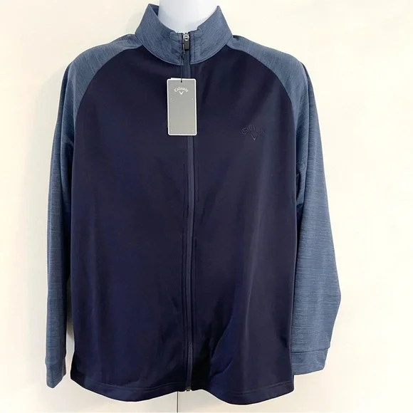 NWT Callaway Men's Golf Full Zip Track Jacket - Picture 3 of 13